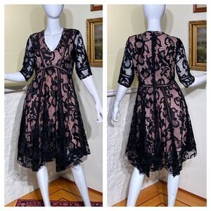 Taylor For A Pea In The Pod Lace Maternity Dress 50’s Rockabilly Dress